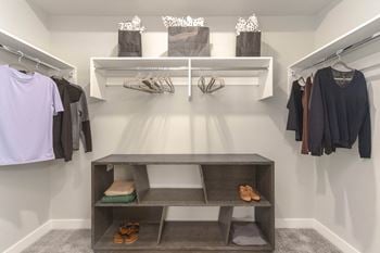 Large walk-in closets